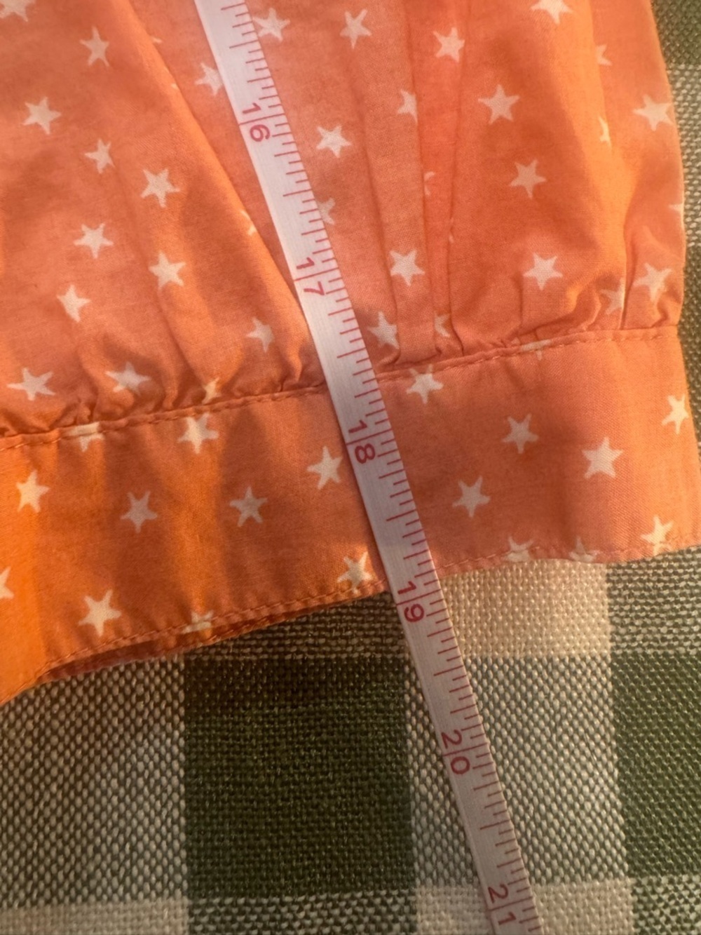 Madewell Peach Pink Star Scatter Wrap Top - Picture 14 of 14